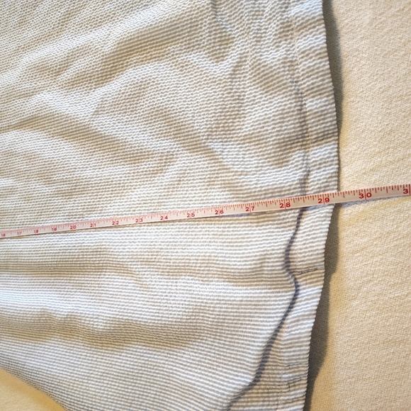 Stitchy Fish Red White Blue Patriotic Flag Striped Dress Preppy Size 10 EUC - Picture 3 of 7